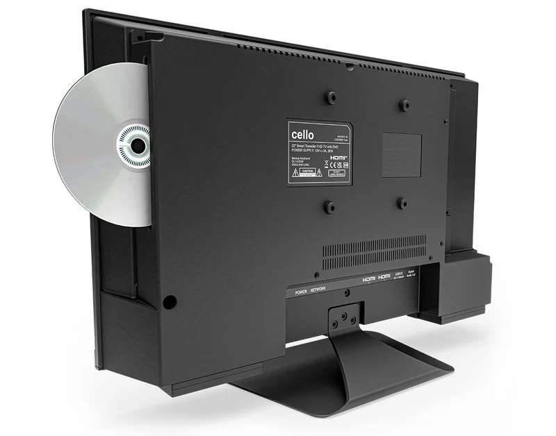 24″ Smart WebOS TV & DVD 12-Volt Traveller TV with Freeview Play (DE)