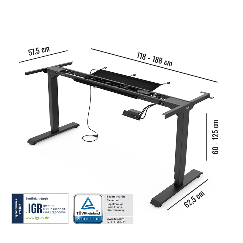 Frame Essential - Höhenverstellbares Tischgestell