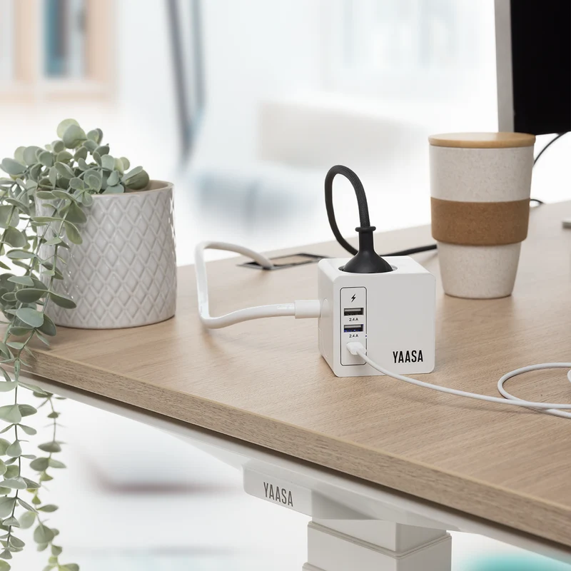 Power Hub - Steckdosenwürfel mit USB-A/USB-C