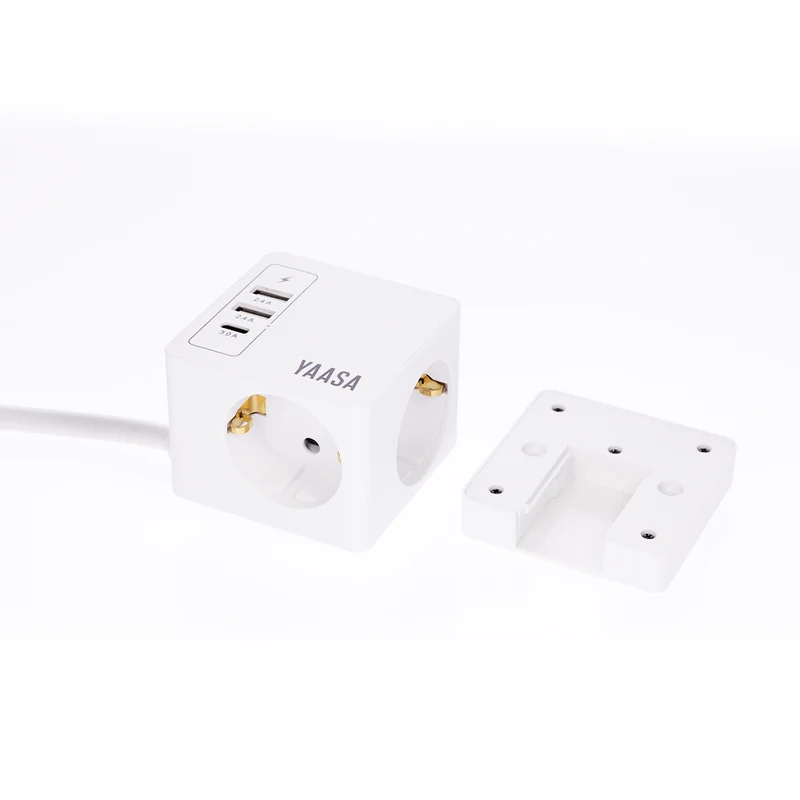 Power Hub - Steckdosenwürfel mit USB-A/USB-C