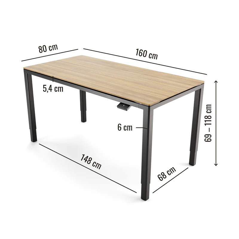 Desk Four - Höhenverstellbarer Tisch