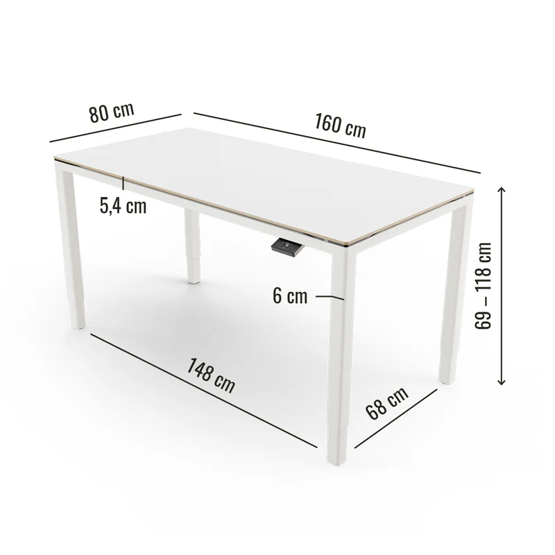 Desk Four - Höhenverstellbarer Tisch