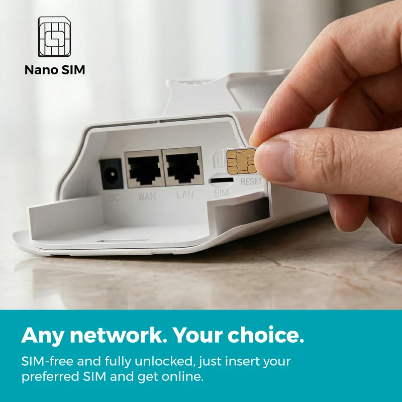 4G LTE Wi-Fi OUTDOOR ROUTER 12 VOLT IP 65 RATED