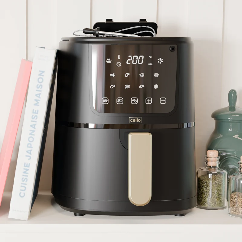 Kitchen Bundle - Digital Kettle + 2 Slice Toaster + Single Air Fryer