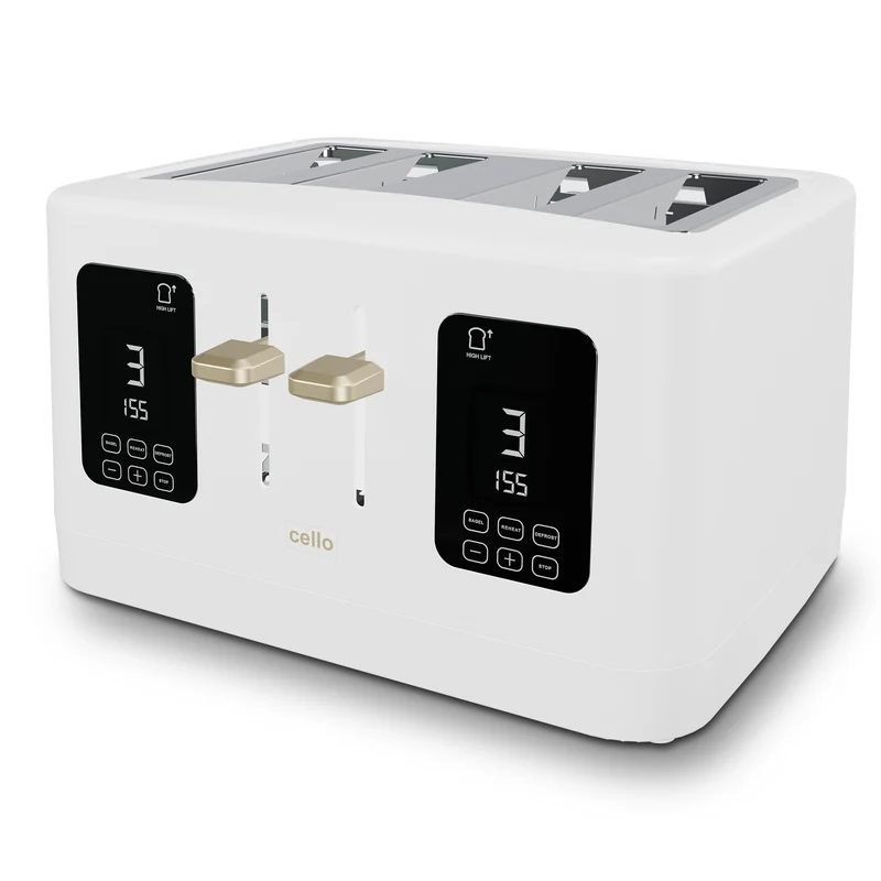 Breakfast Bundle - Digital Kettle + 4 Slice Toaster