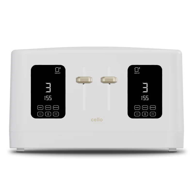 Breakfast Bundle - Digital Kettle + 4 Slice Toaster