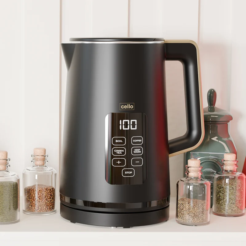 Breakfast Bundle - Digital Kettle + 4 Slice Toaster