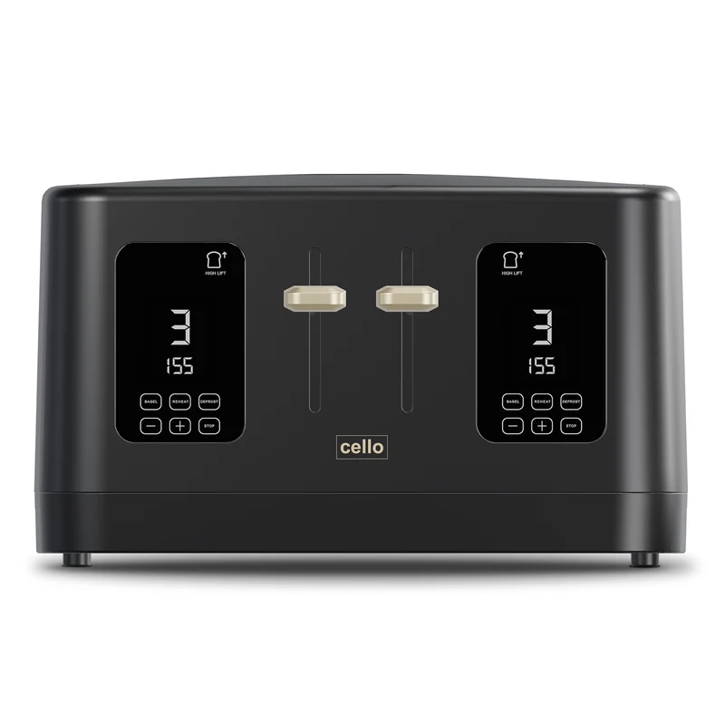 Breakfast Bundle - Digital Kettle + 4 Slice Toaster
