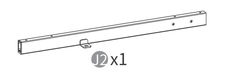 Connect Tube J2 for L- shaped standing desk MCH