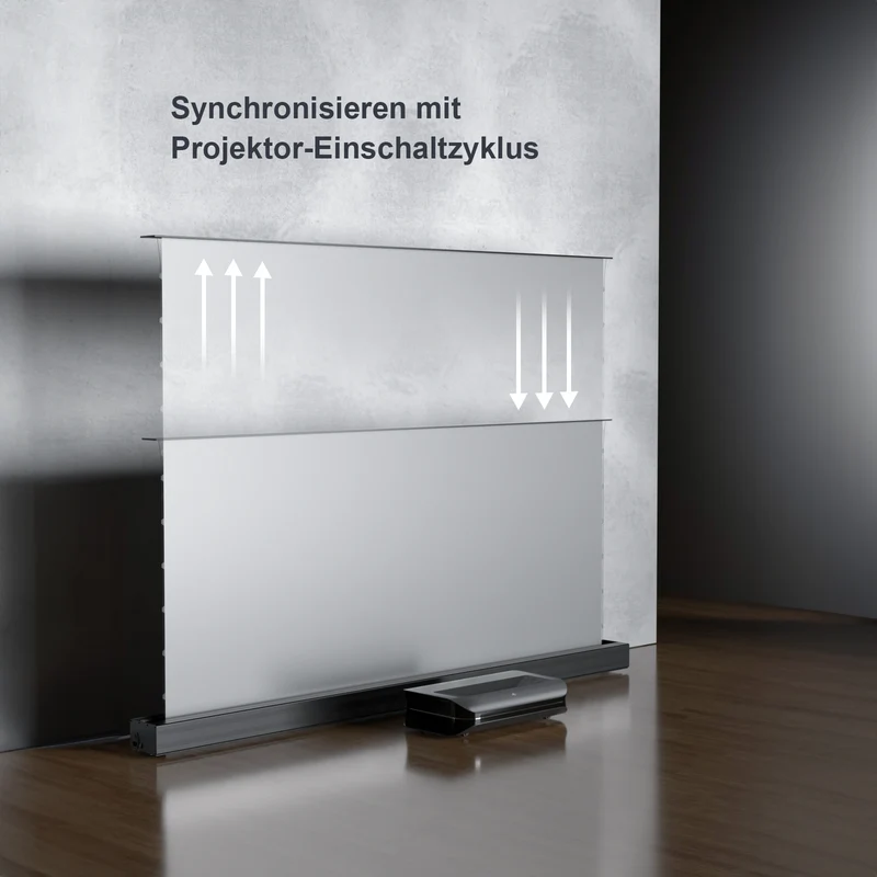 100'' -130'' Motorisierte Bodenleinwand