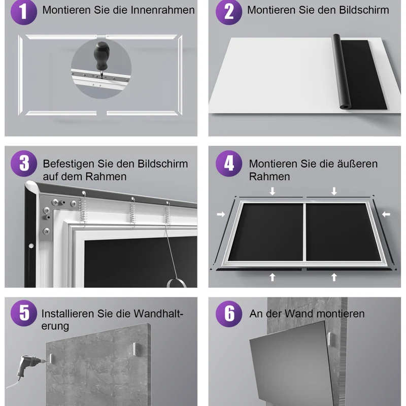 120''-150'' Cinematic ALR Leinwand