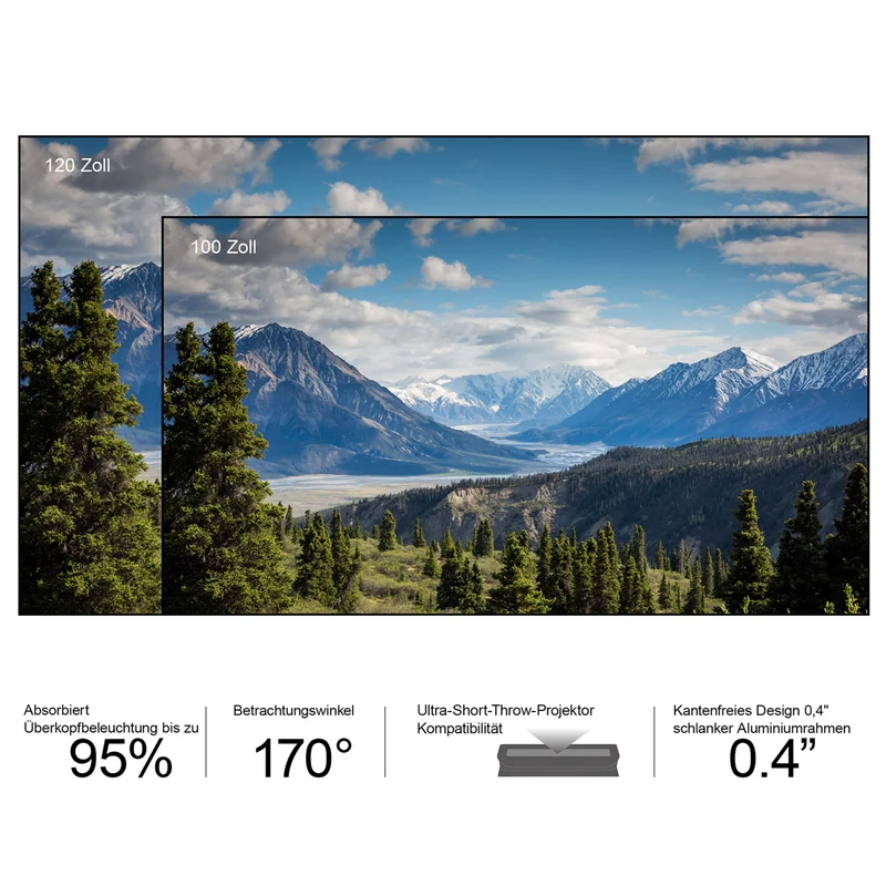 120''-150'' Cinematic ALR Leinwand