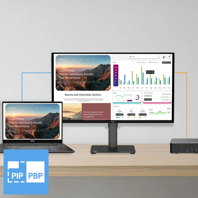 PRO MAX 271UPXW12G | MSI Pro Monitor