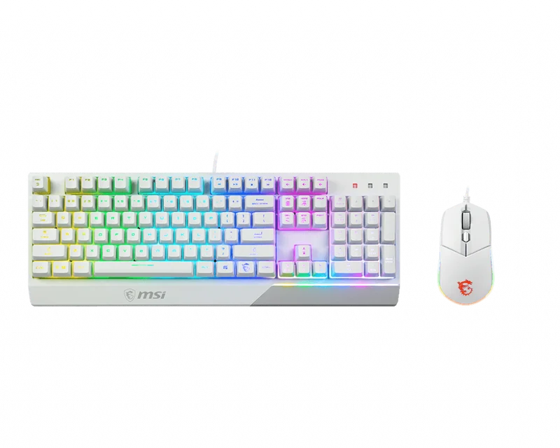 MSI Gaming Tastatur/Maus Combo VIGOR GK30 WHITE DE