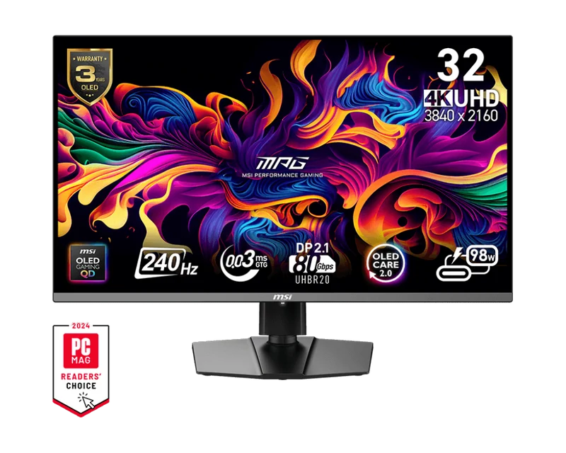 MSI CB MPG 322URX QD-OLED | MSI Gaming Monitor