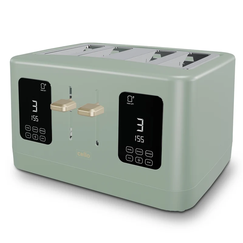 Breakfast Bundle - Digital Kettle + 4 Slice Toaster