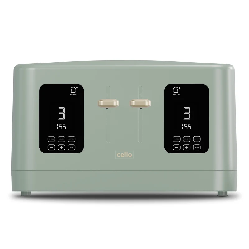 Breakfast Bundle - Digital Kettle + 4 Slice Toaster