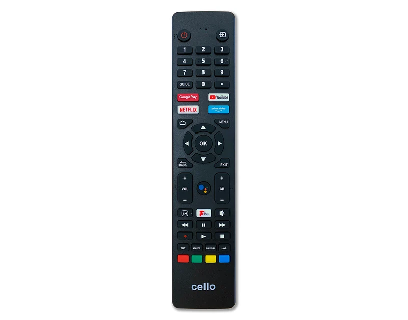 Replacement Android Smart TV Remote (MTC) 4K (DE)