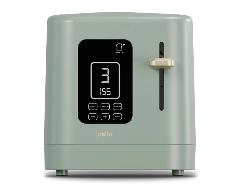 Digital 2 Slice Toaster with Touch Control and Timer (DE)