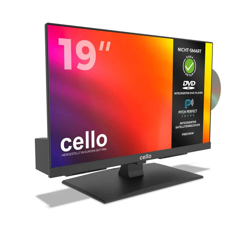 19” LED TV with built-in DVD Player & Perfect Pitch Sound (DE)