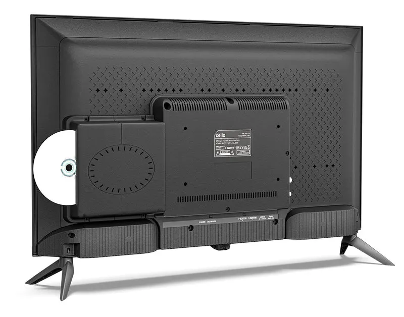 32″ Smart WebOS 12-Volt Traveller TV with DVD & Frameless Bezel (FR)
