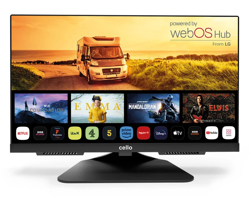 19″ Smart WebOS 12-Volt Traveller TV with Perfect Pitch Sound (IT)