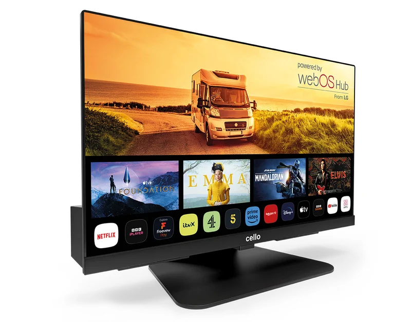 19″ Smart WebOS 12-Volt Traveller TV with Perfect Pitch Sound (IT)