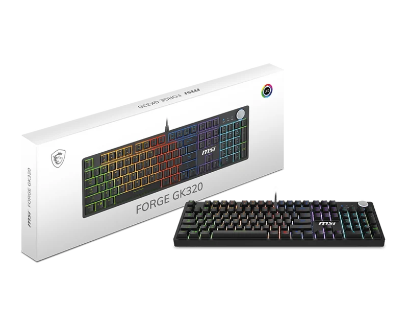 MSI CB Gaming Tastatur FORGE GK320 RED DE