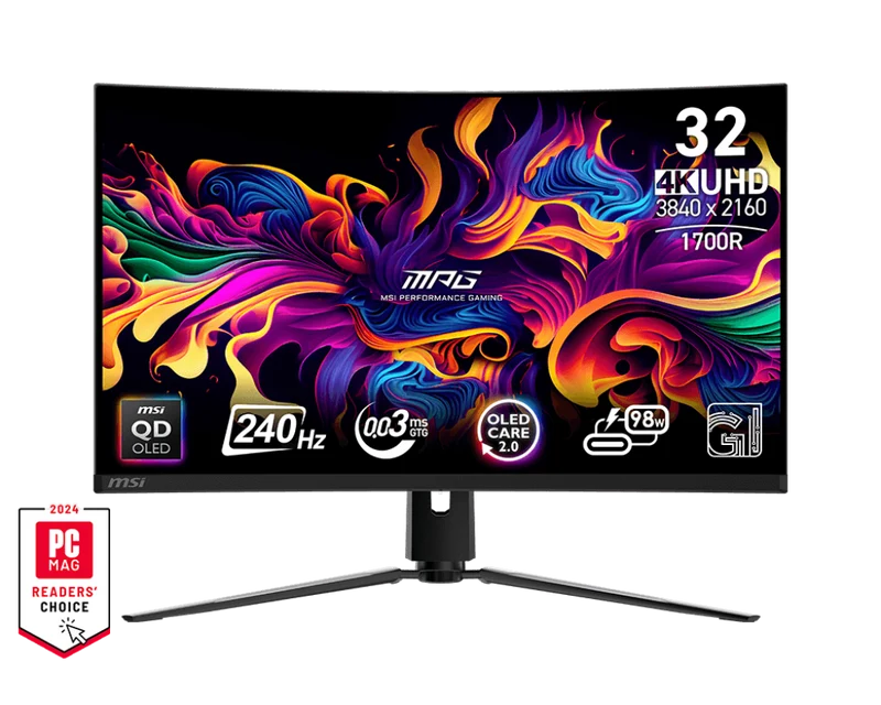 MSI CB MPG 321CURX QD-OLED | MSI Gaming Monitor