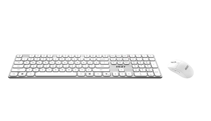 MSI CB Gaming Tastatur/Mouse FORGE K210 WIRELESS COMBO WHITE DE