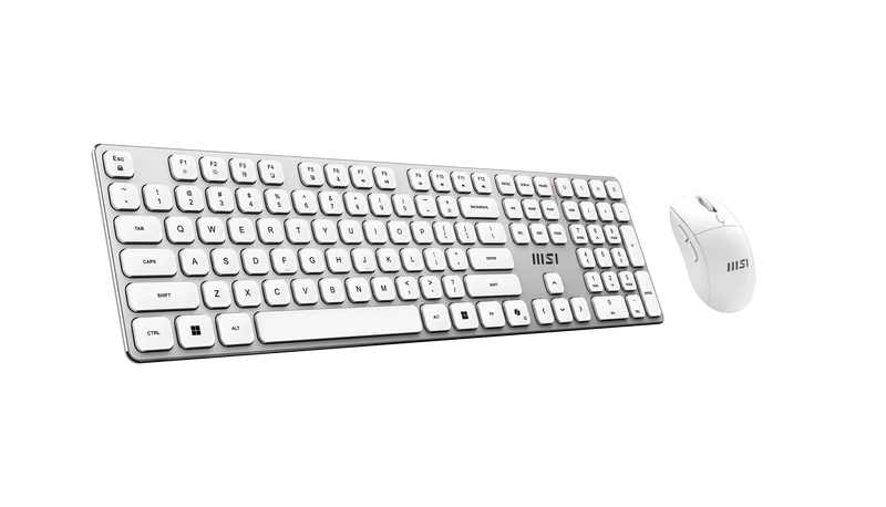 MSI CB Gaming Tastatur/Mouse FORGE K210 WIRELESS COMBO WHITE DE