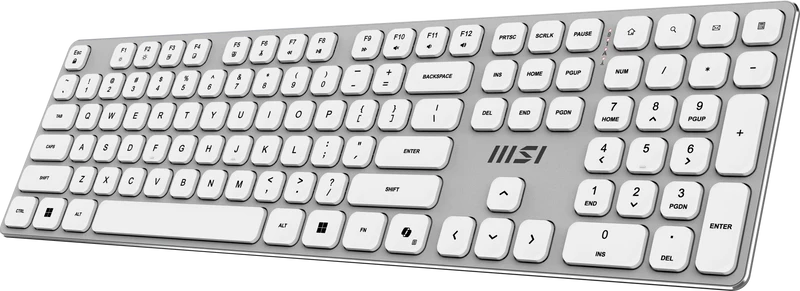 MSI CB Gaming Tastatur/Mouse FORGE K210 WIRELESS COMBO WHITE DE