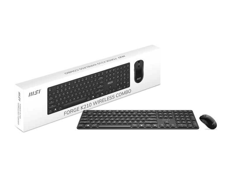 MSI CB Gaming Tastatur/Mouse FORGE K210 WIRELESS COMBO DE