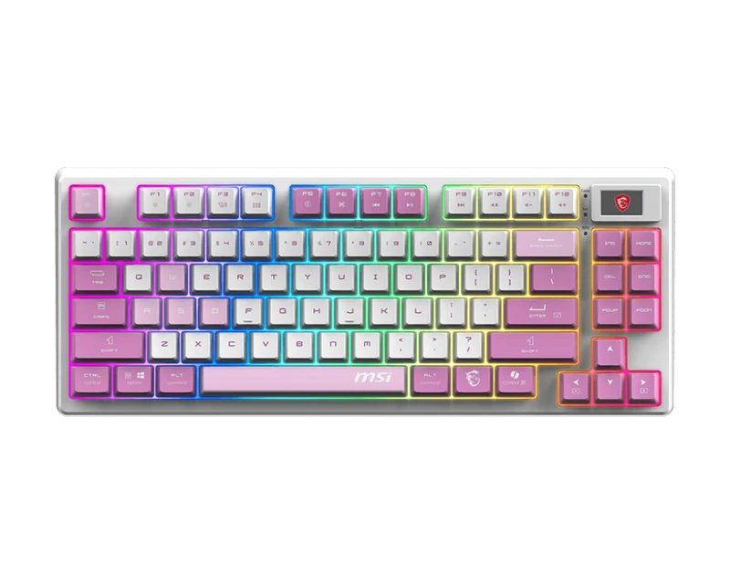 MSI CB Gaming Tastatur FORGE GK600 TKL WIRELESS VIOLET DE