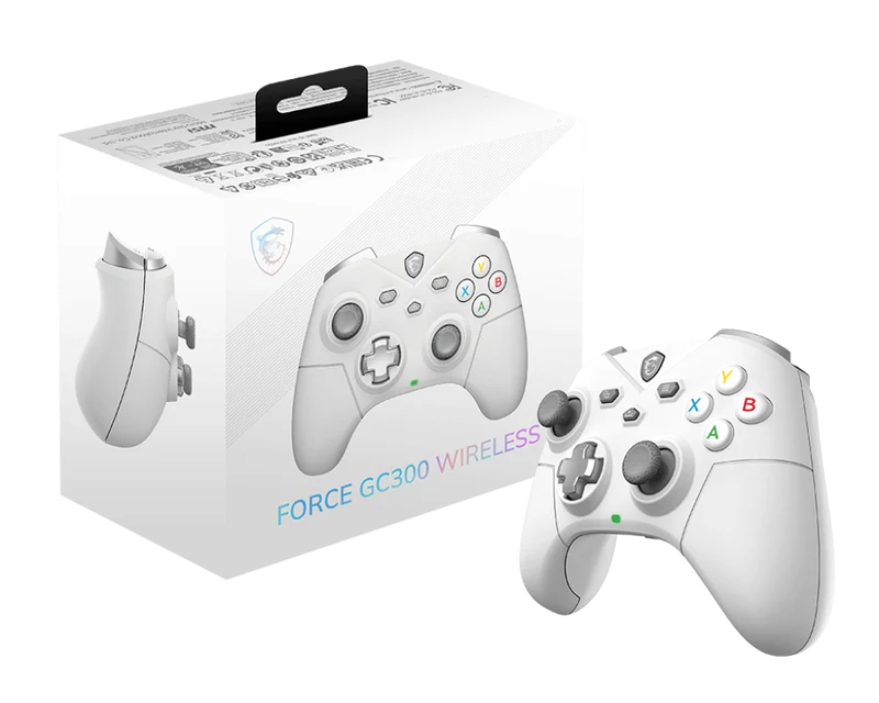 MSI CB Game Controller FORCE GC300 WIRELESS WHITE