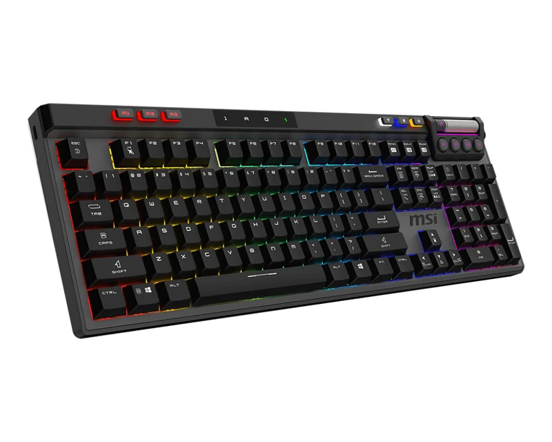 MSI CB Gaming Tastatur STRIKE PRO WIRELESS, Deutsch (QWERTZ)