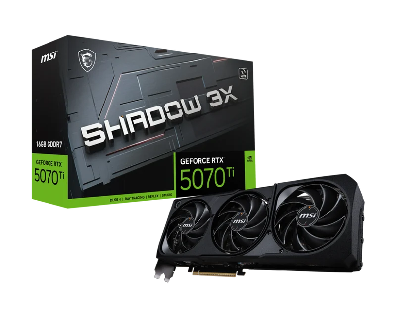 MSI Grafikkarte GeForce RTX 5070 Ti 16G SHADOW 3X