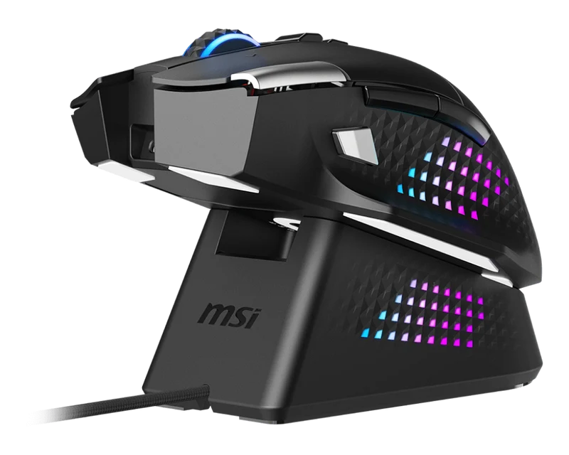 MSI Gaming Maus VERSA PRO WIRELESS + MOUSE DOCK PRO
