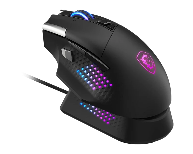 MSI Gaming Maus VERSA PRO WIRELESS + MOUSE DOCK PRO