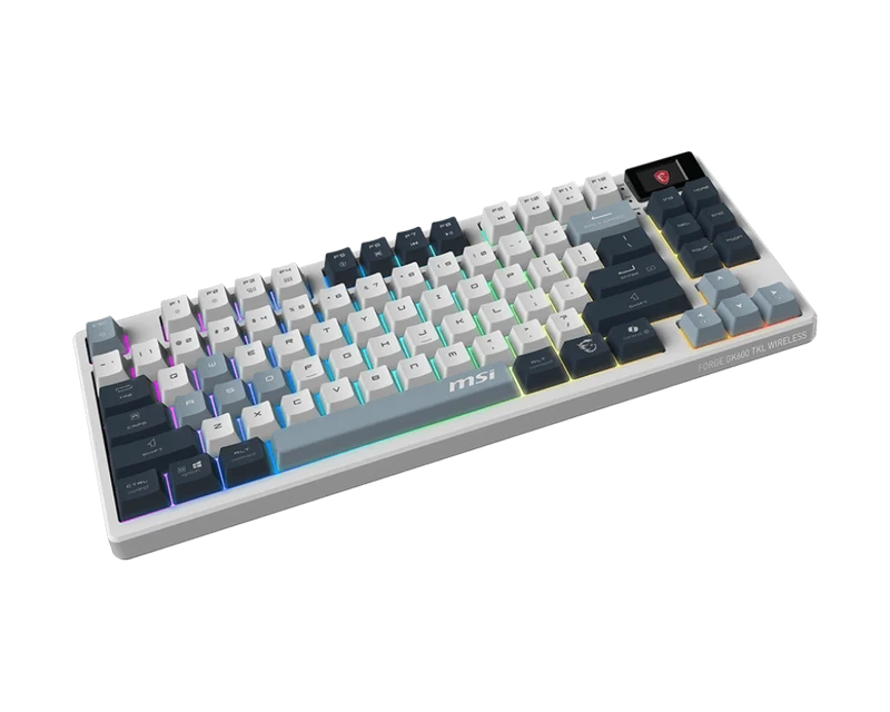 MSI Gaming Tastatur FORGE GK600 TKL W SKY DE