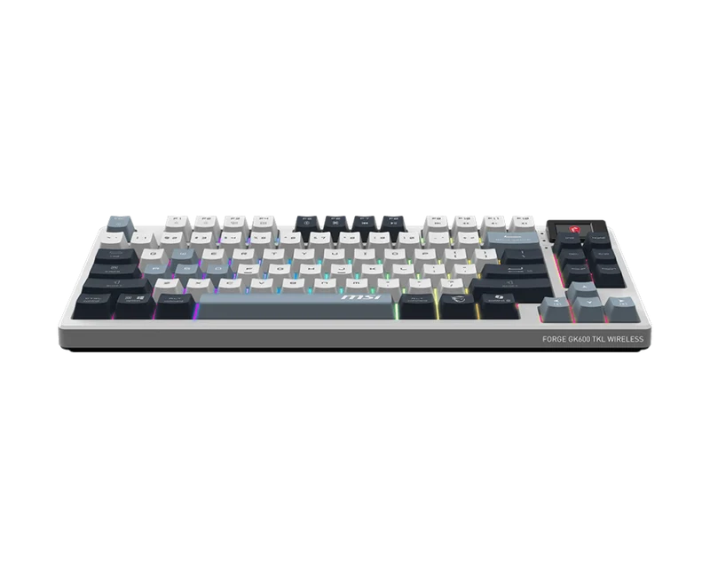MSI Gaming Tastatur FORGE GK600 TKL W SKY DE