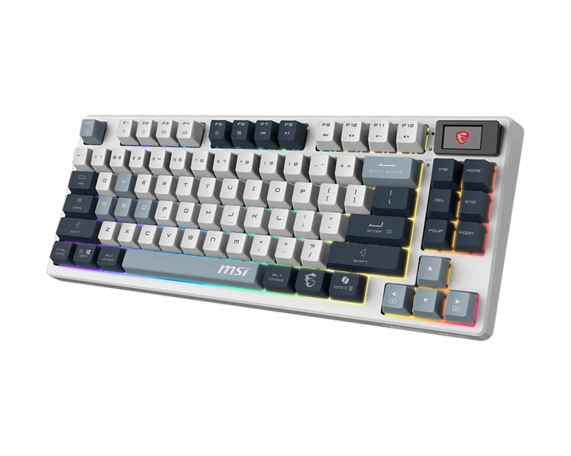 MSI Gaming Tastatur FORGE GK600 TKL W SKY DE