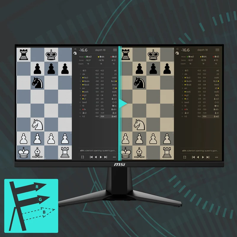 MSI G255F – 24,5″ Gaming-Monitor FHD 180 Hz Rapid IPS