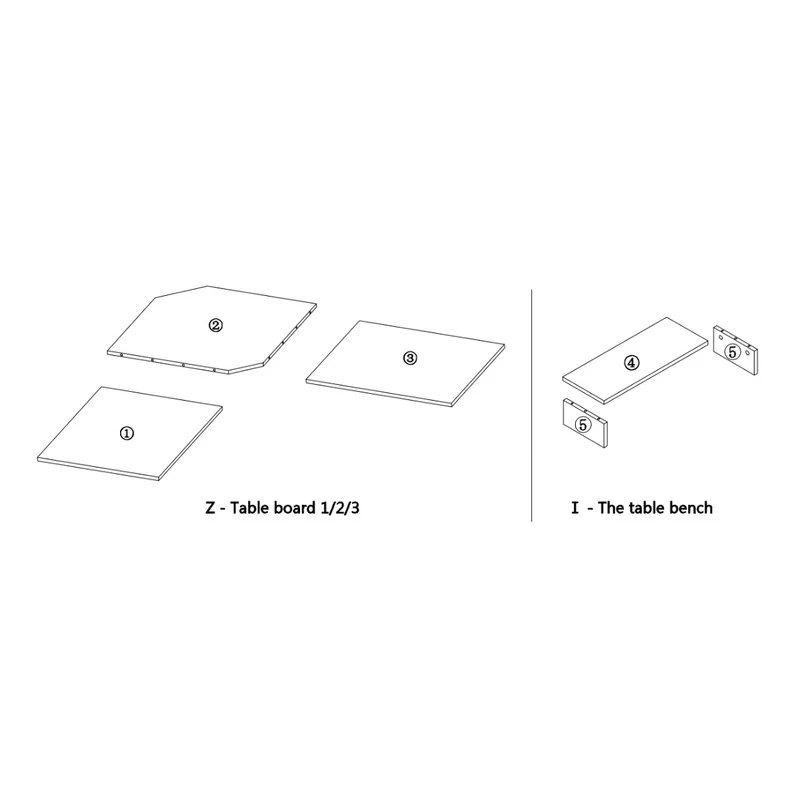 Desktop for Dual Motor L Shaped Standing Desk with Table Bench-Contact us to buy
