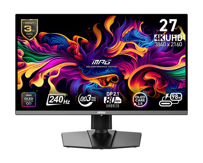 MSI CB MPG 272URX QD-OLED | MSI Gaming Monitor