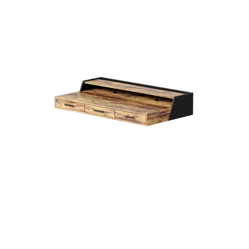 Full Surround Triple Drawers One-piece Desktop
