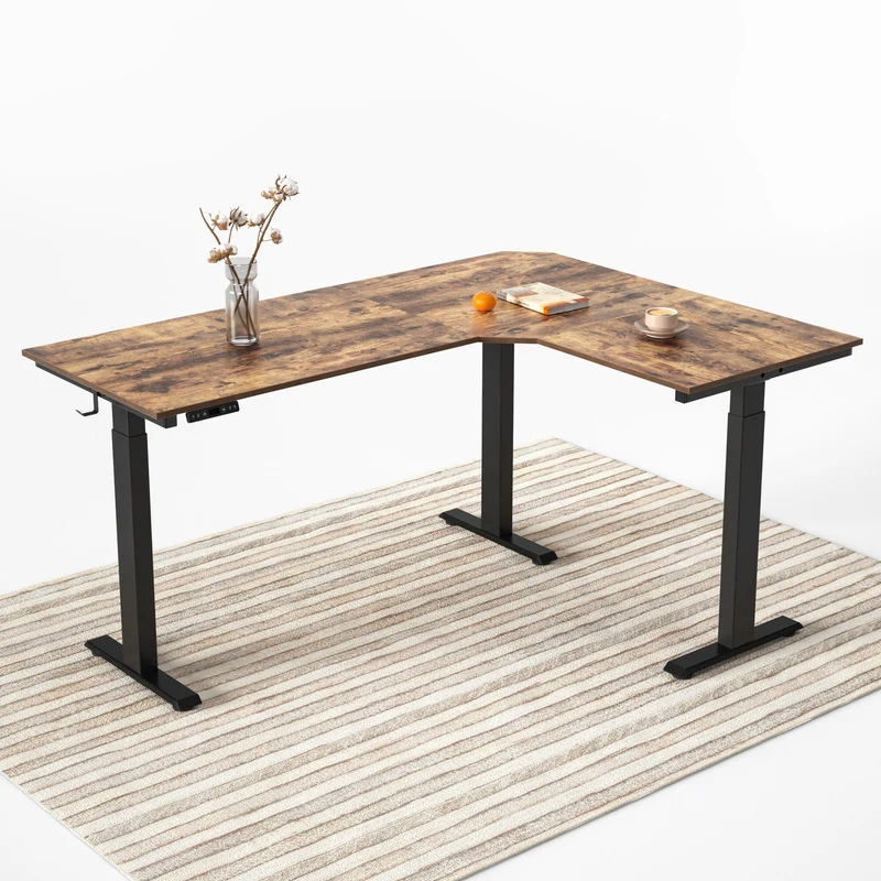 Reversible L-shaped Desktop