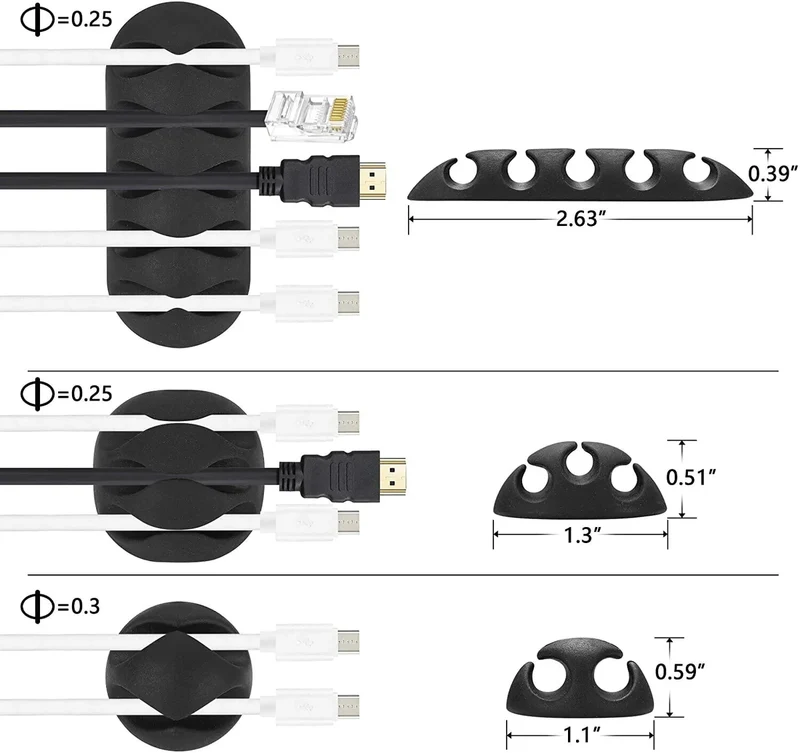 Cord Management Organizer Kit