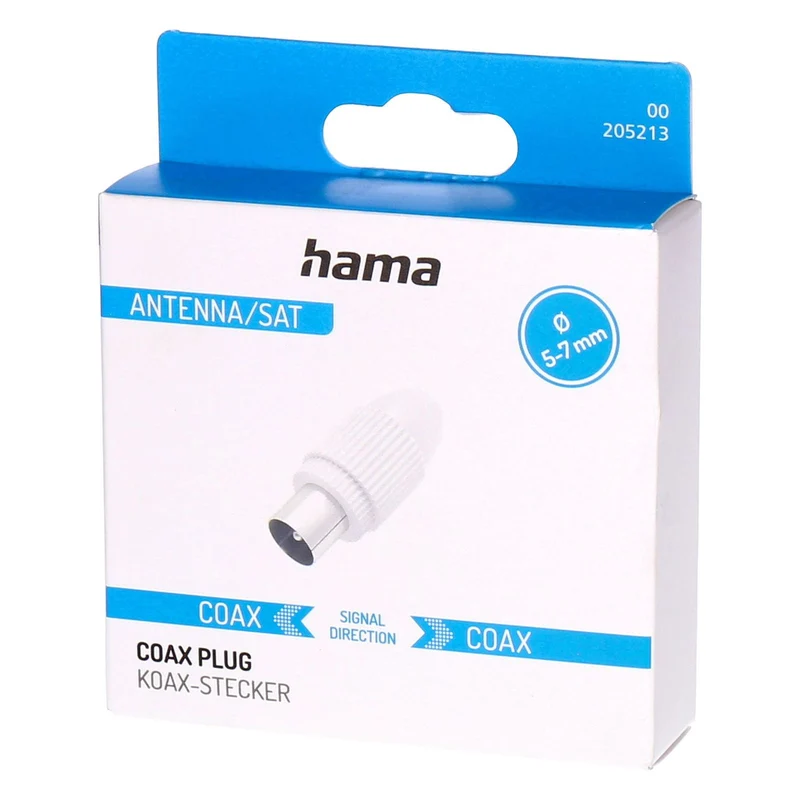 Hama 00205213 Koaxialstecker 1 Stück(e)