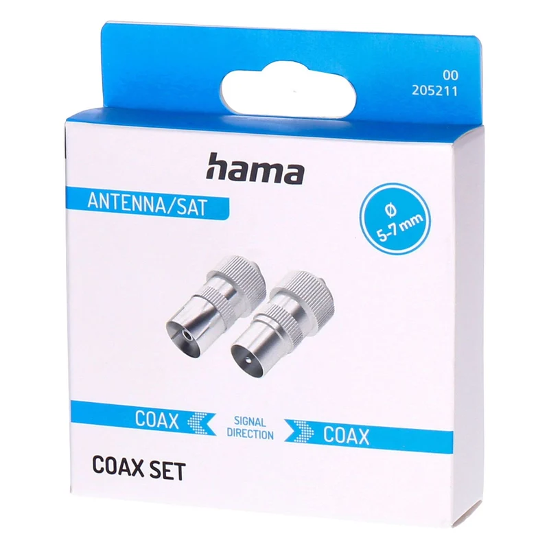 Hama 00205211 Koaxialstecker 2 Stück(e)